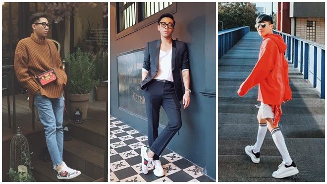 ’50 sắc thái’ diện giày sneaker trắng không phải chàng trai nào cũng biết!