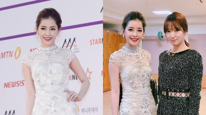 Chi Pu lộng lẫy, khoe sắc bên Park Shin Hye và Yoona trong hậu trường Asia Artist Awards