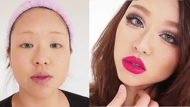 Học cách make up kiểu Tây cho cô nàng không chân mày, mí mắt nông
