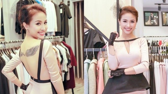 Vân Hugo hút mọi ánh nhìn, tự tin khoe hình xăm táo bạo