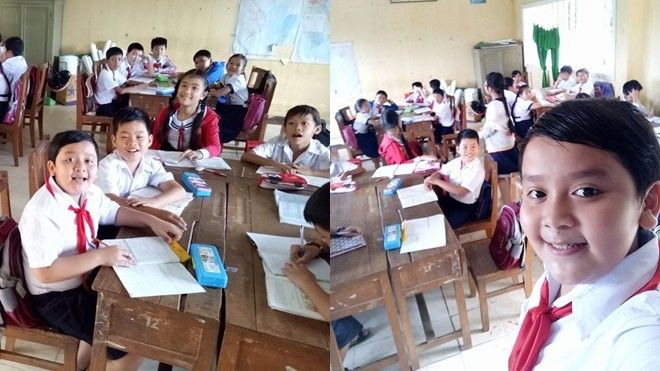 Thụy Bình được bạn bè yêu mến, thường xuyên trò chuyện cùng Vũ Cát Tường