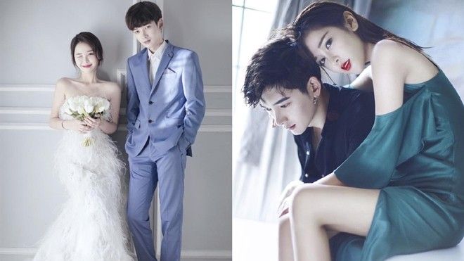 Trọn bộ ảnh cưới lãng mạn của 'đám cưới ngôn tình' hot nhất Trung Quốc