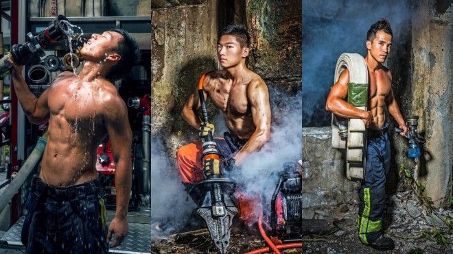 Đồng loạt khoe 6 múi cực chuẩn, đội cứu hoả Đài Loan 'thiêu đốt' hàng loạt con tim thiếu nữ