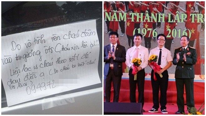 Nam sinh làm vỡ gương ô tô và lời xin lỗi gây sốt: 'Bố mẹ mình khen thì ít mà chê thì nhiều!'