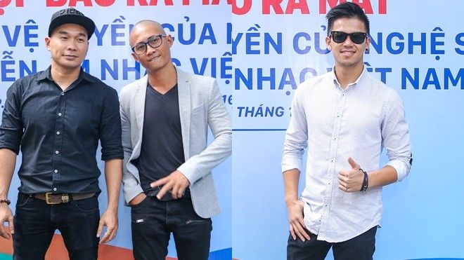 Trọng Hiếu hào hứng hội ngộ đàn anh MTV tại sự kiện