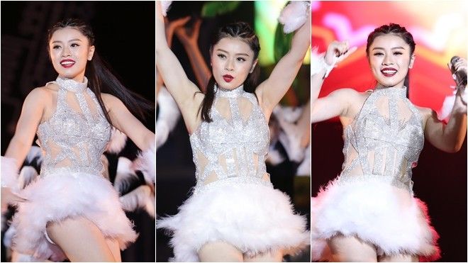 Thu Hằng diện đồ xuyên thấu sexy hết cỡ trong tiệc âm nhạc tại TP HCM