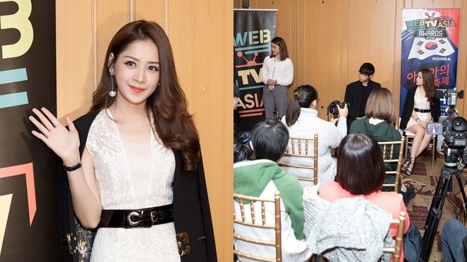 Hậu WebTVAsia Awards, Chi Pu được truyền thông châu Á 'vây kín'