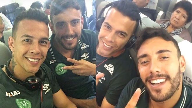 Hình ảnh các cầu thủ Brazil trước lúc máy bay cất cánh