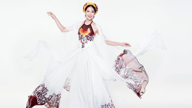 Diệu Ngọc bay bổng trong những thiết kế truyền thống tại Hoa hậu Thế giới 2016
