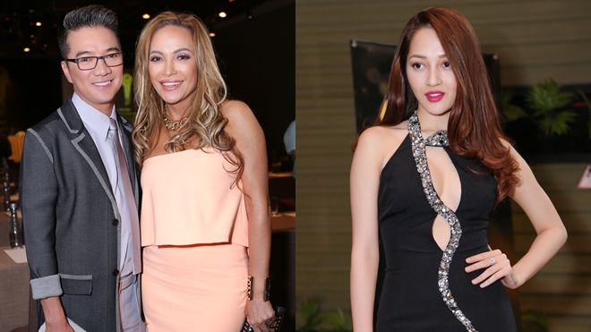 Bảo Anh diện váy xẻ sâu, Đàm Vĩnh Hưng rạng rỡ bên Thanh Hà tại sự kiện