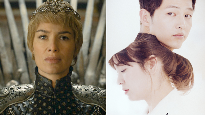 #GameOfThrones thống trị Twitter, 'Hậu duệ mặt trời' là phim châu Á duy nhất