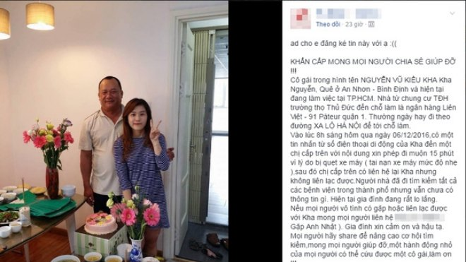 TP HCM: Cô gái xinh đẹp nhắn tin xin trễ làm 15 phút rồi mất tích bí ẩn sau tai nạn