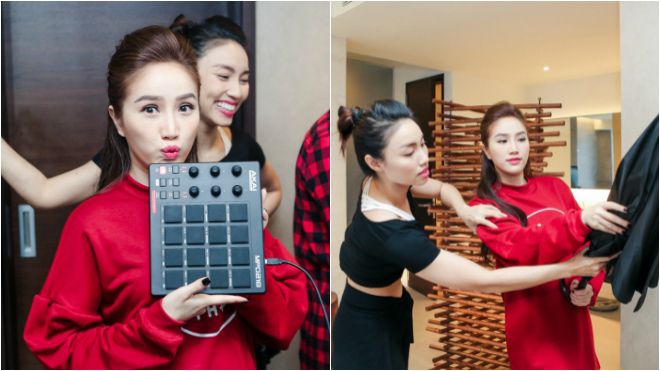 Bảo Thy miệt mài tập luyện chuẩn bị cho The Remix New Generation 2017