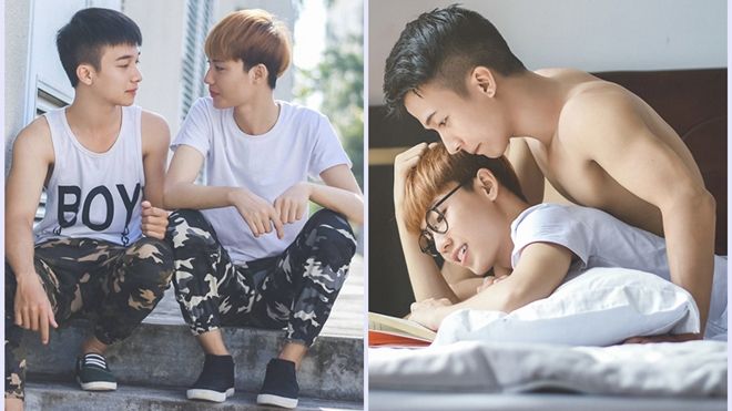 Sở hữu bộ ảnh dễ thương, ít ai biết được những đau buồn mà cặp đồng tính 9x này đã trải qua