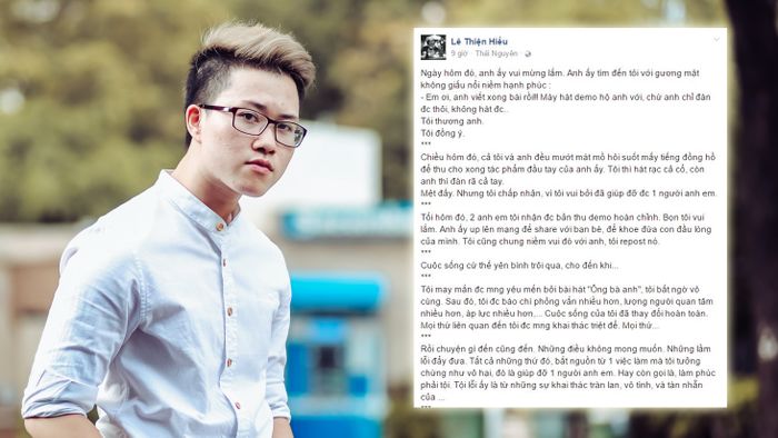 Xúc động trước 'tâm thư' của Lê Thiện Hiếu: 'Hãy sử dụng bản quyền nhạc có lương tâm!'