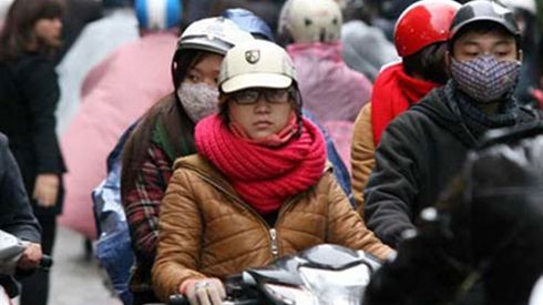 Không khí lạnh tràn xuống sâu, miền Bắc rét 8 độ C