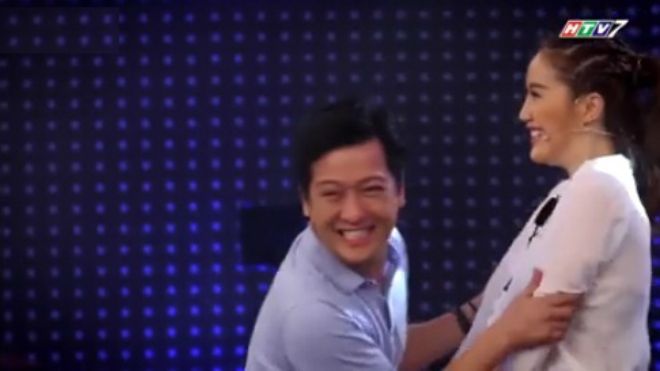 Trường Giang nhảy cẫng lên sung sướng khi Bảo Thy về đội của mình