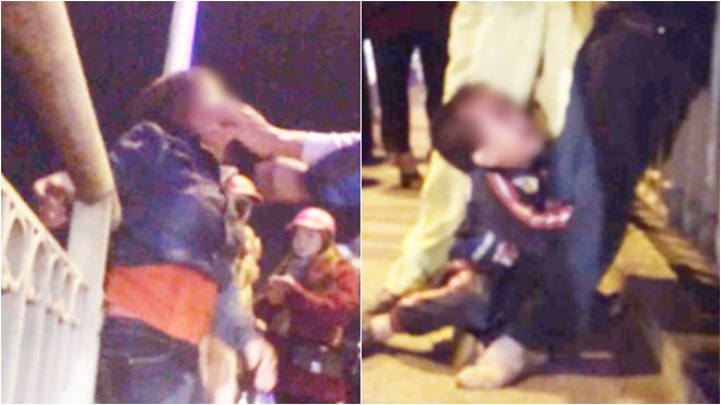 Clip: Vợ giận chồng nhảy cầu tự tử, con trai 3 tuổi gào khóc ôm chân mẹ