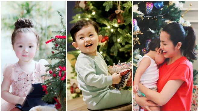 Nhóc tì nhà sao Việt rộn ràng đón Giáng sinh sớm