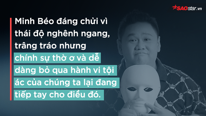Tung hô, chào đón Minh Béo trở về là có tội với cuộc đời của những đứa trẻ bị xâm hại