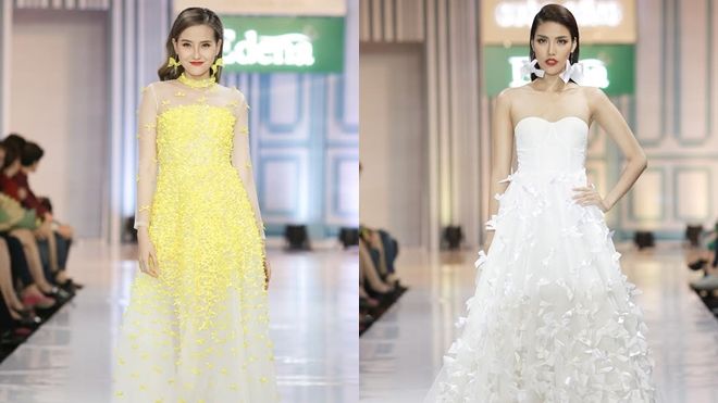 Lan Khuê và Khánh Ngân xinh đẹp xuất hiện trong bộ sưu tập 'Nắng' của nhà thiết kế An Nhiên