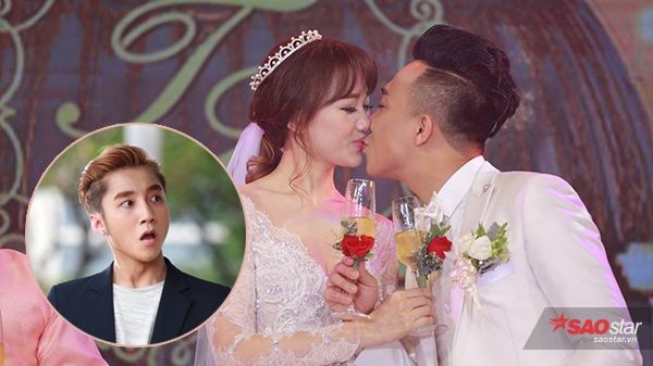 Sơn Tùng M-TP bất ngờ tột độ trước đám cưới của Hari Won - Trấn Thành