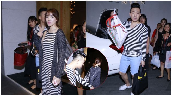 Cưới xong rồi, Trấn Thành tình cảm nắm chặt tay 'tân nương' Hari Won ra về