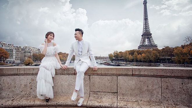 Trấn Thành - Hari Won chụp ảnh cưới tại Pháp giữa tiết trời lạnh buốt 3 độ C