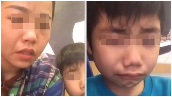 Vợ khóc nấc livestream nói con trai 6 tuổi bị chồng cũ và mẹ chồng đuổi ra đường