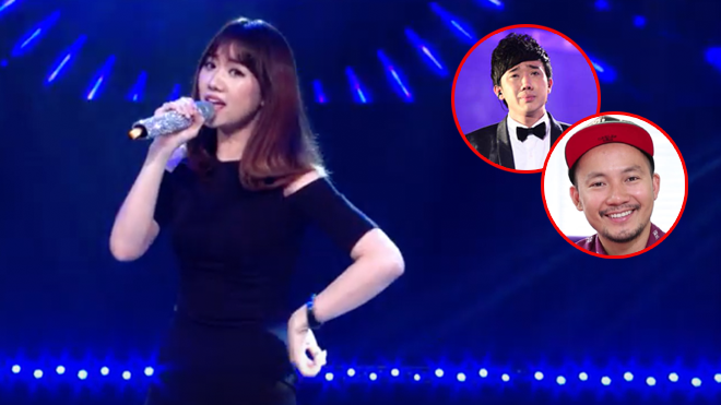 Hari Won gây tranh cãi khi chọn ca khúc 'kết hợp' cùng Tiến Đạt để trình diễn trước Trấn Thành ngay trên sóng truyền hình