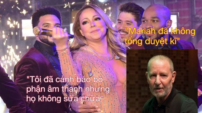 Mariah Carey đổ lỗi cho nhà sản xuất sau sự cố hát nhép chấn động thế giới
