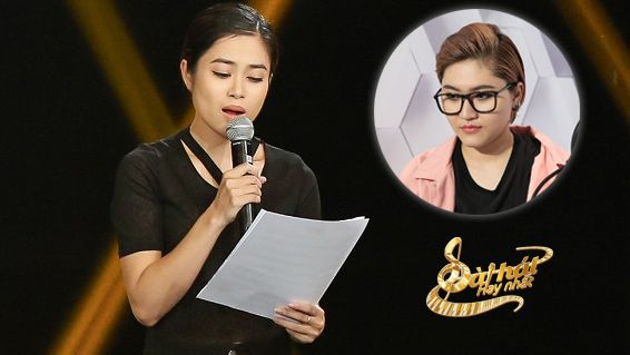 Thí sinh online Hoàng Hồng Ngọc không phục khi bị Vicky Nhung 'hạ gục' tại Bài hát hay nhất