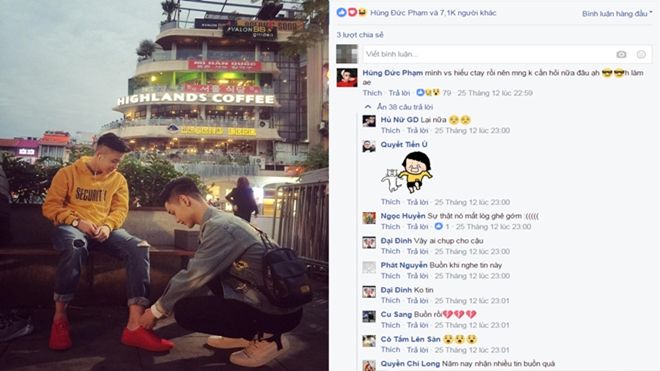 Cặp đồng tính nam tỏ tình ở phố đi bộ xác nhận đã chia tay vì gia đình phản đối