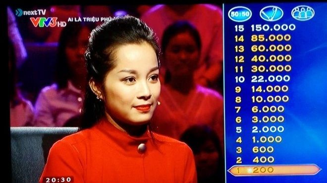 Minh Hương 'Vàng anh' gây thất vọng khi nghĩ Pháp giáp với Úc ở 'Ai là triệu phú'