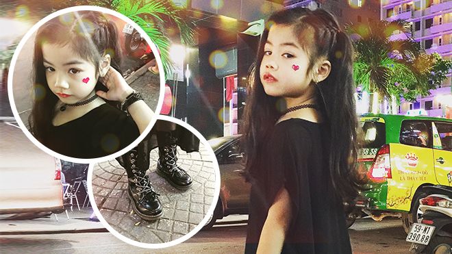 Đây đích thị là fashionista nhí hot nhất phố đi bộ tối qua!