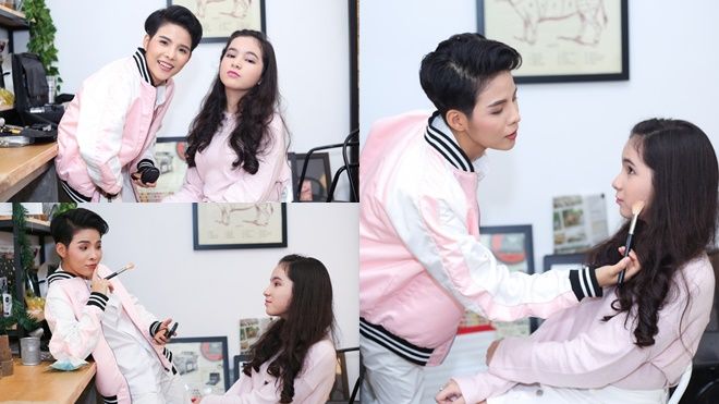 Vũ Cát Tường trung thành với hình ảnh tomboy, thân mật bên bóng hồng lai Nga