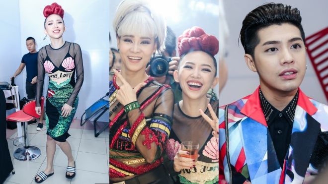 Tóc Tiên diện đầm tiên cá, mang dép lê cười thả ga cùng Thu Minh, Noo Phước Thịnh