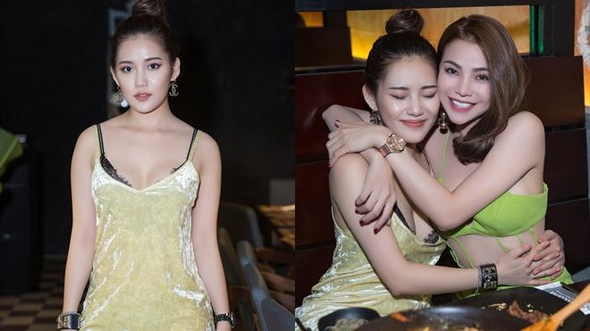 Milan Phạm khoe vòng 1 gợi cảm, nhắng nhít bên Trà Ngọc Hằng