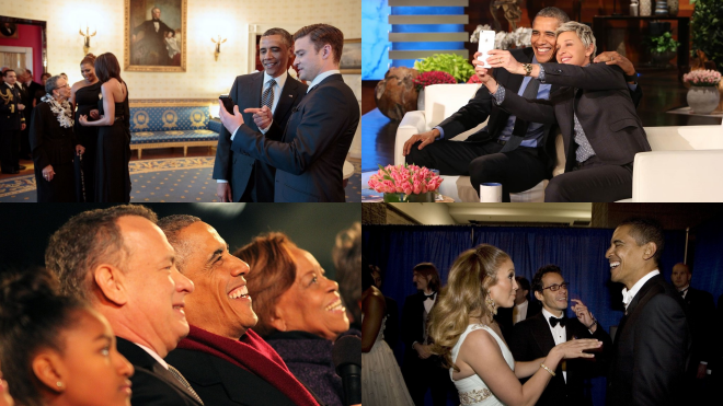 Obama và tình bạn đặc biệt với những người nổi tiếng