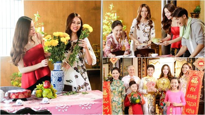 Phí Phương Anh cực đáng yêu sánh vai cùng 'anh trai' Noo Phước Thịnh trong MV Tết