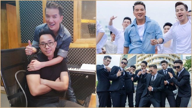 Mr. Đàm cùng Nguyễn Hồng Thuận gây náo loạn phố đi bộ với dàn trai đẹp 6 múi