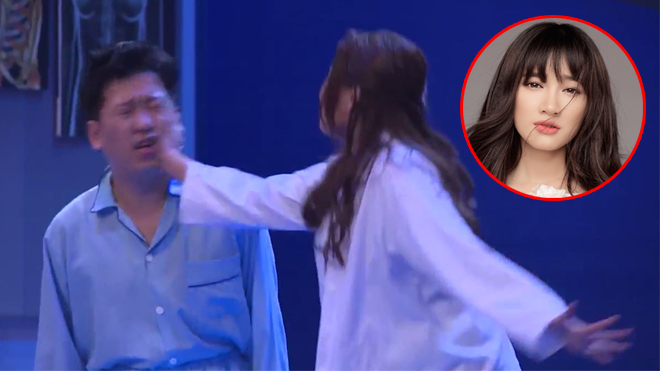 Thúy Diễm thẳng tay tát Trường Giang ngay trên sóng truyền hình vì dám 'ngoại tình' với Nhã Phương