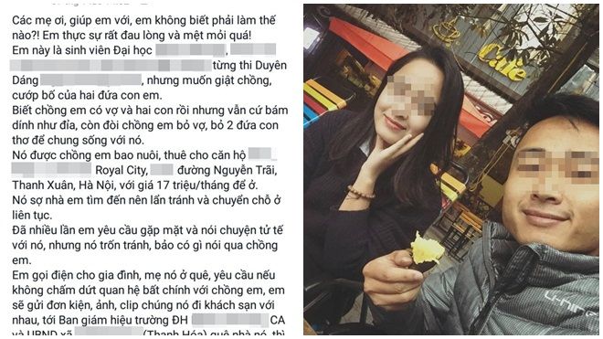 Anh trai nữ sinh bị 'tố' giật chồng lên tiếng: 'Chả lẽ tất cả lỗi tại đàn bà'