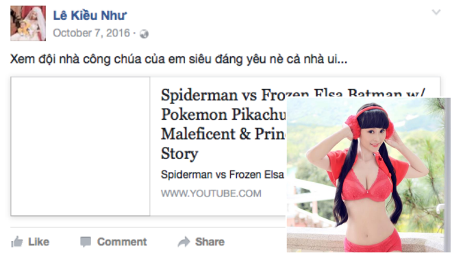 Nghi án Lê Kiều Như là thành viên trong nhóm sản xuất clip thiếu nhi phản cảm