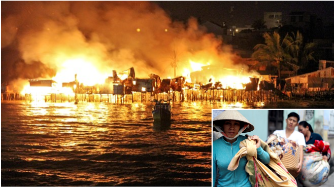 Xóm chài tan hoang sau vụ cháy hơn 40 căn nhà ở Nha Trang