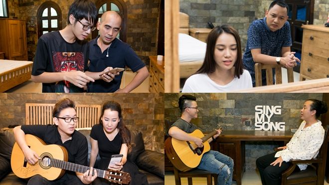 Đột nhập 'ngôi nhà chung' tập luyện chuẩn bị cho đêm chung kết Bài hát hay nhất