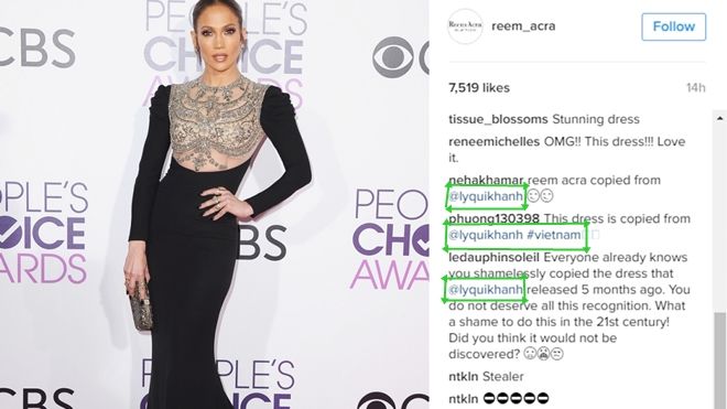 Tín đồ thời trang thế giới 'vào cuộc' vụ Jennifer Lopez mặc đồ đạo nhái của NTK Lý Quí Khánh!