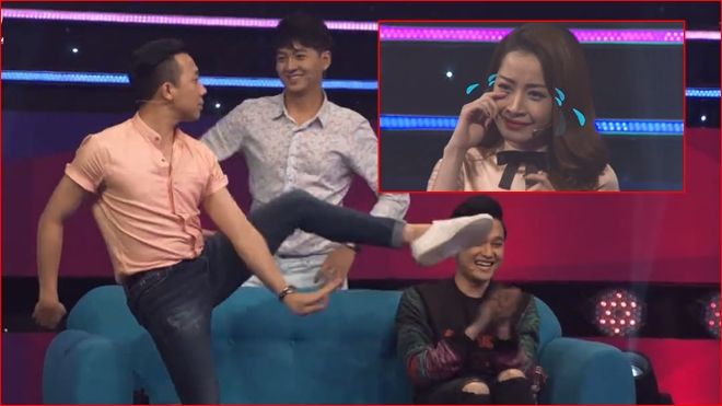 Chi Pu bật khóc vì bị 'ma cũ' Trấn Thành ăn hiếp