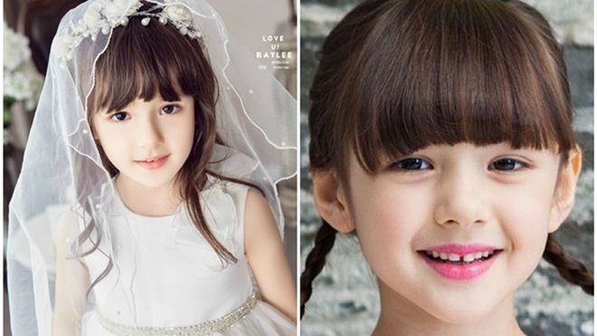 Vẻ đáng yêu 'chết người' của thiên thần nhí lai Hàn và Canada