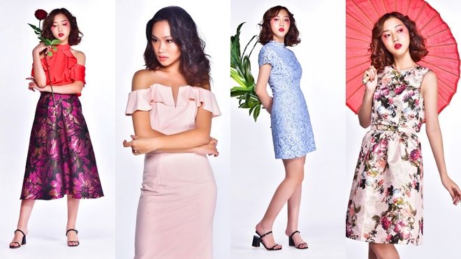 Tết giao hòa với thời trang Đông Tây